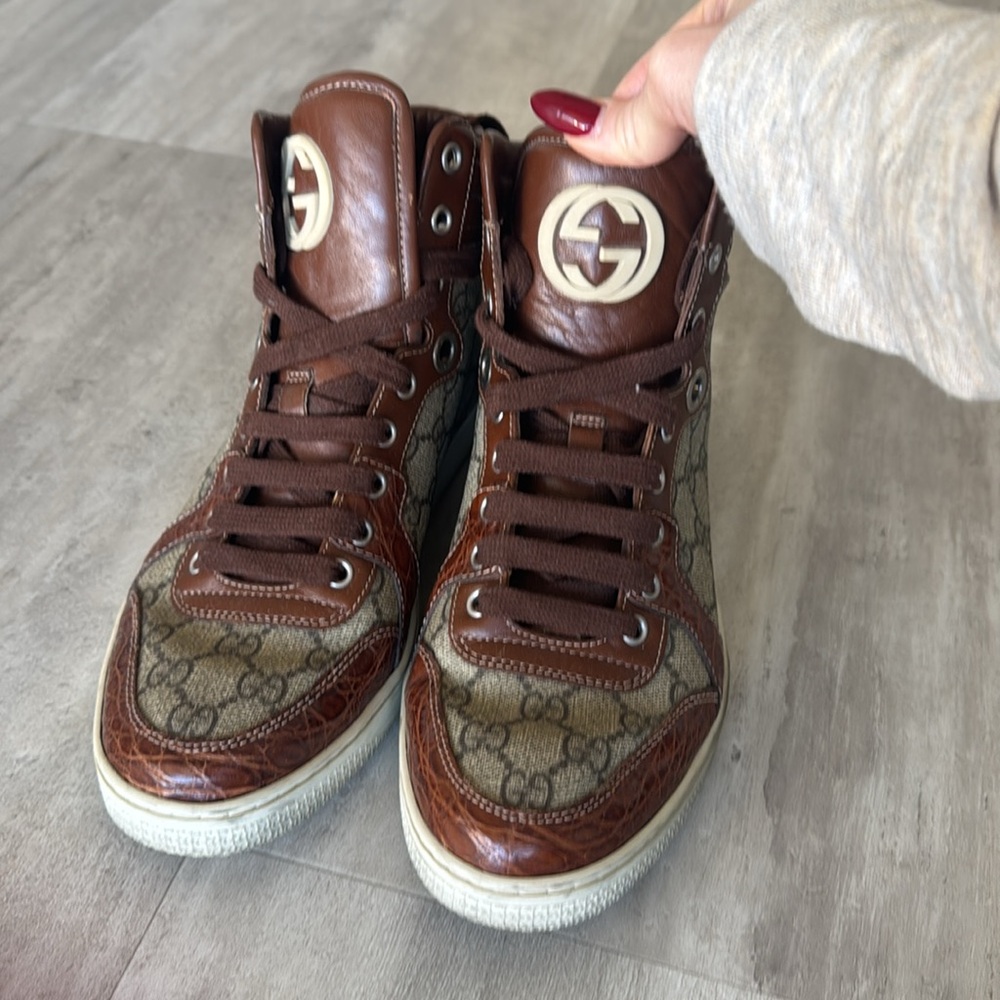 Men’s Gucci High Top Sneakers - Picture 2 of 11